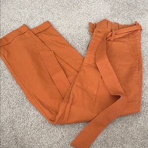 Pink Lily Terracotta High-Waisted Pants